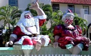 Shaka Santa and Tutu Mele Honolulu